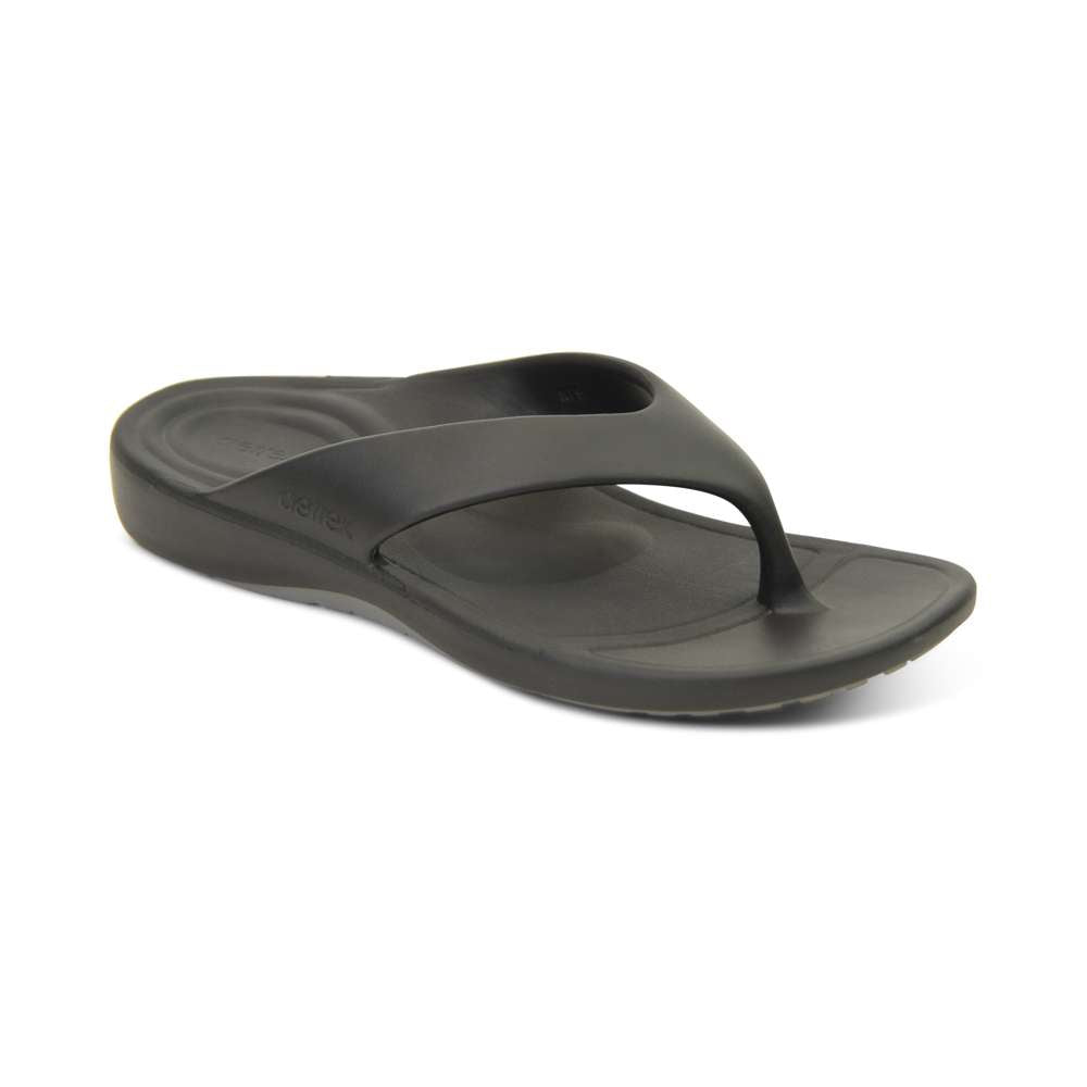 Maui Men's Toe Post Sandal - Black