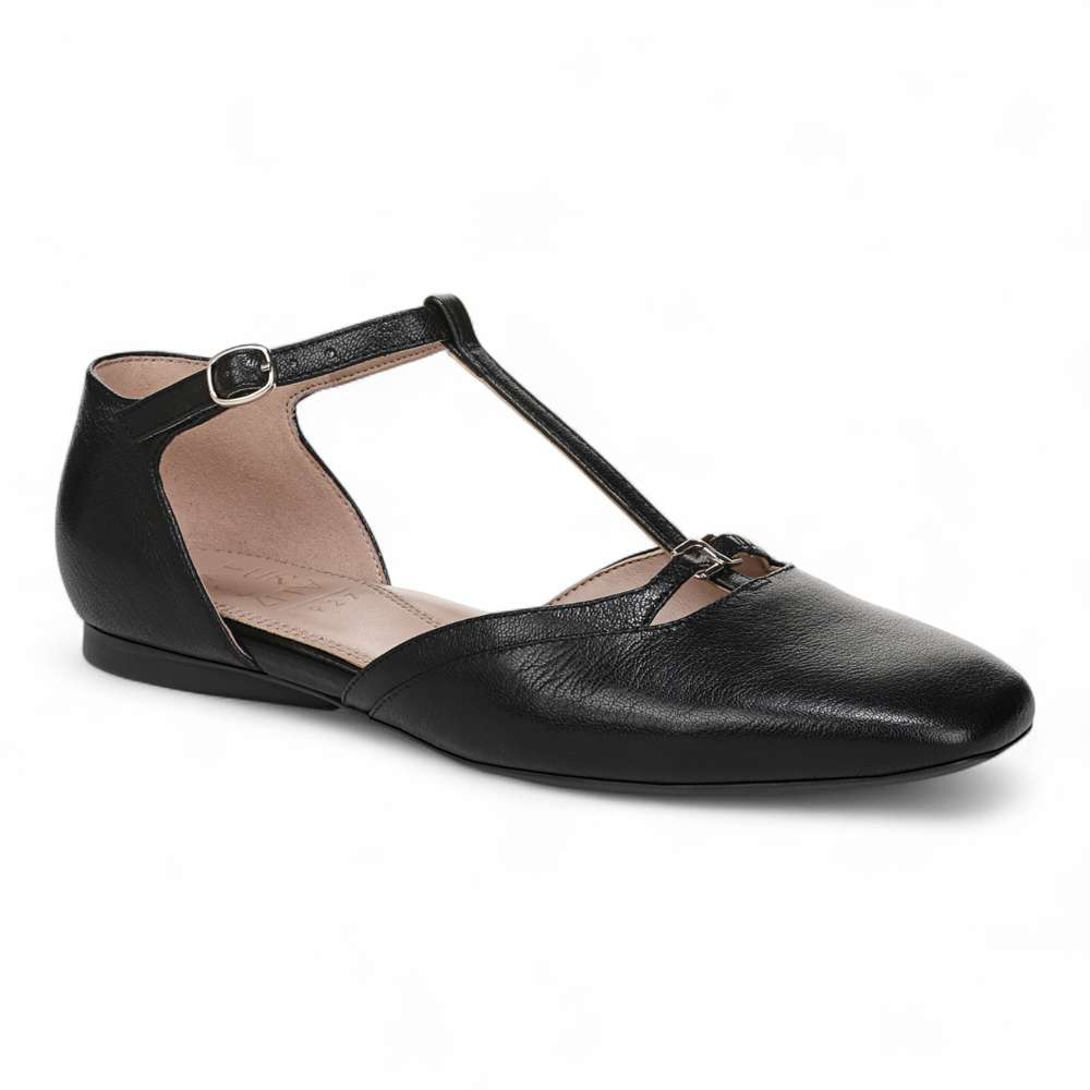Caresse Mary Jane Flat - Black