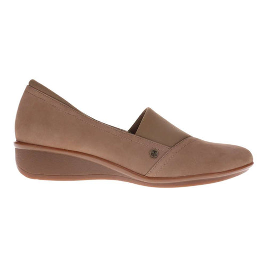 Naples Wedge - Toffee Nubuck