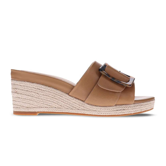 Dove Wedge Sandal - Tan