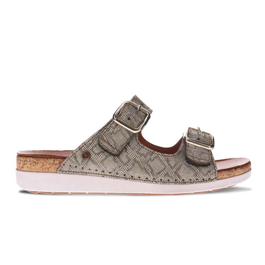 Brighton Slide Sandal - Khaki Diamond