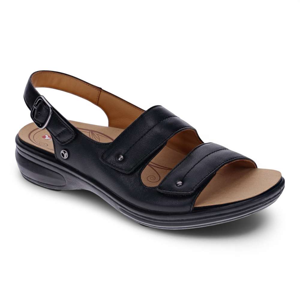 Manilla Slingback Sandal - Black French