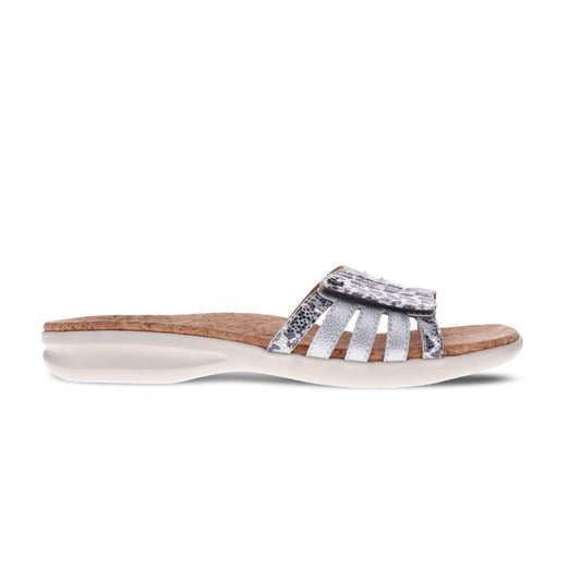 Peru Slide Sandal - Silver Safari