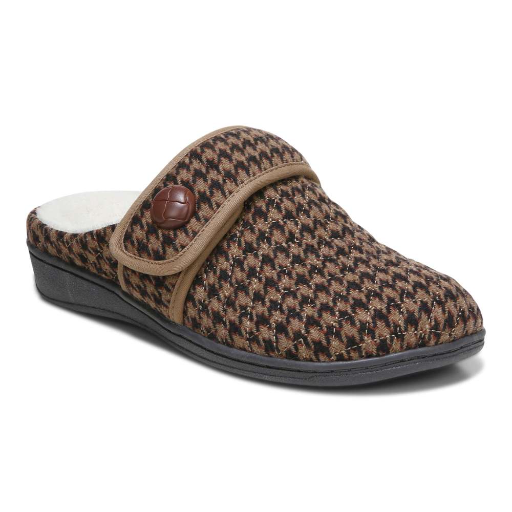 Carlin Mule Slipper - Toffee