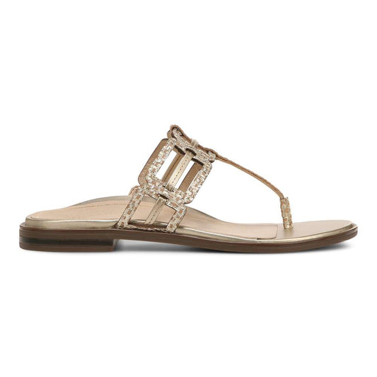Alvana Toe Post Sandal - Gold
