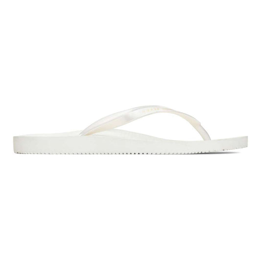 Noosa Solid Toe Post Sandal - Pearl White