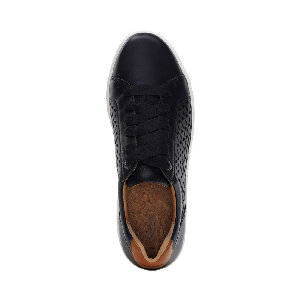 Courtney Lace-up Sneakers - Black Cutout