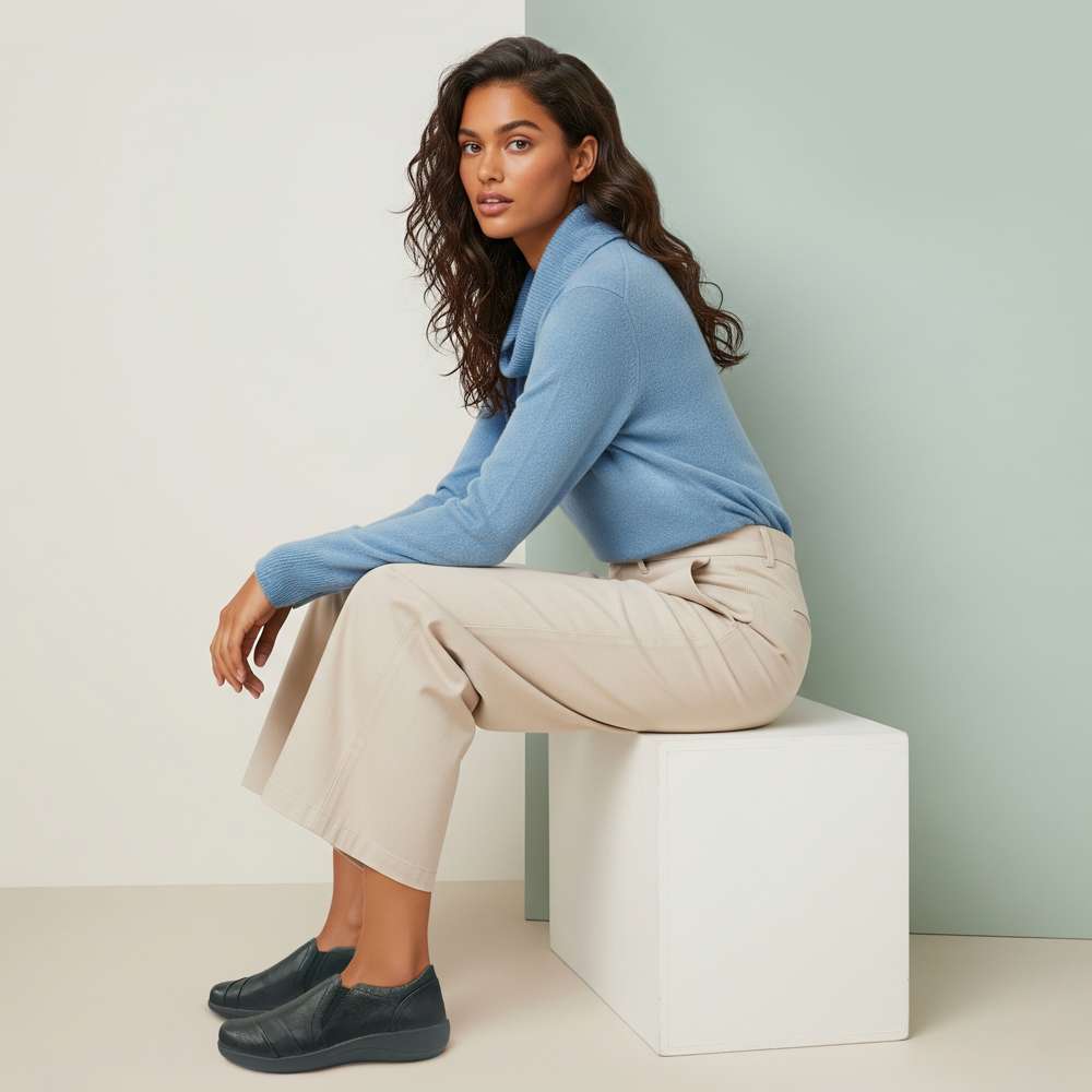 Helena Casual Slip-On Sneaker - Black