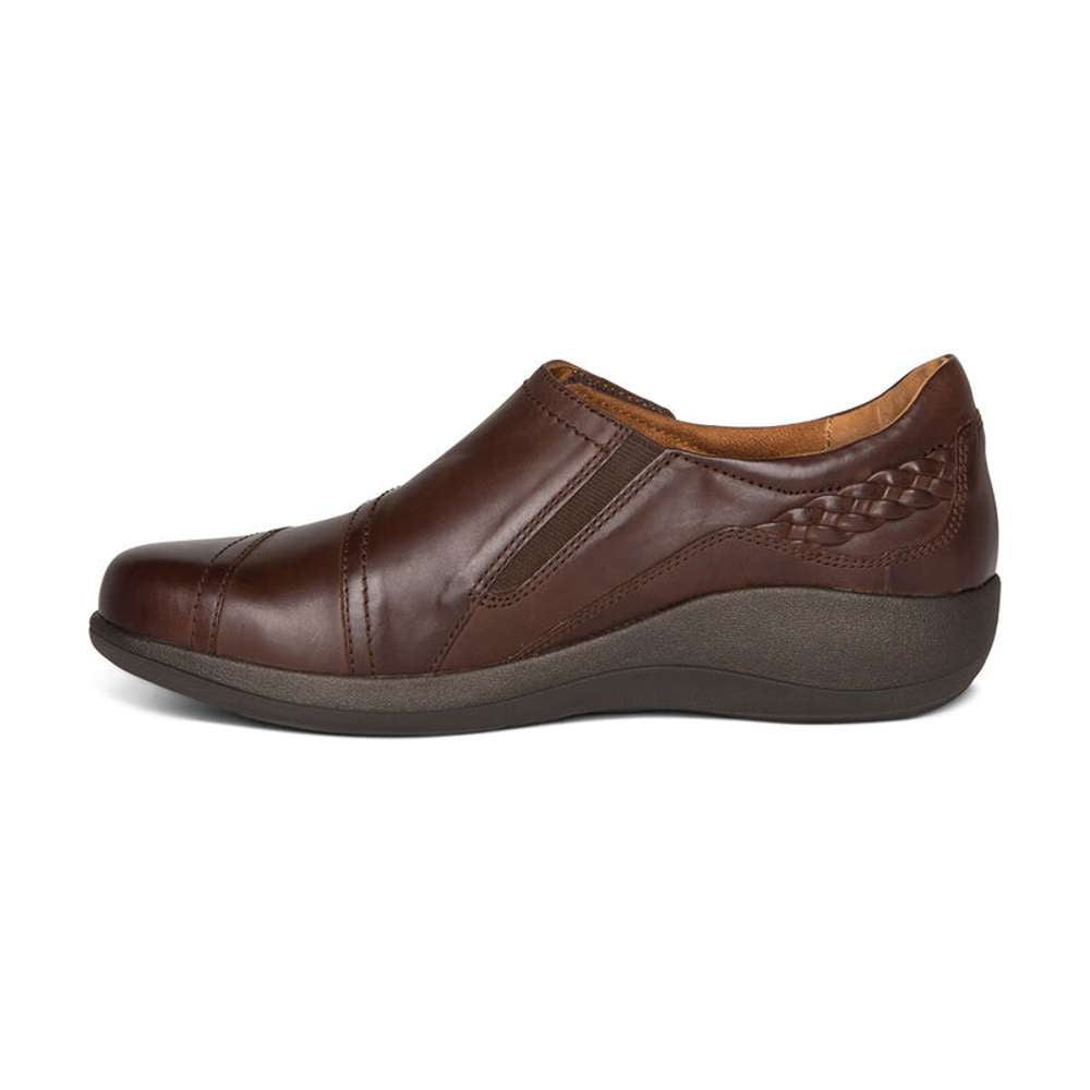 Karina Casual Monk Strap - Brown