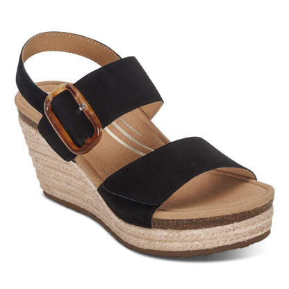 Ashley Wedges - Black