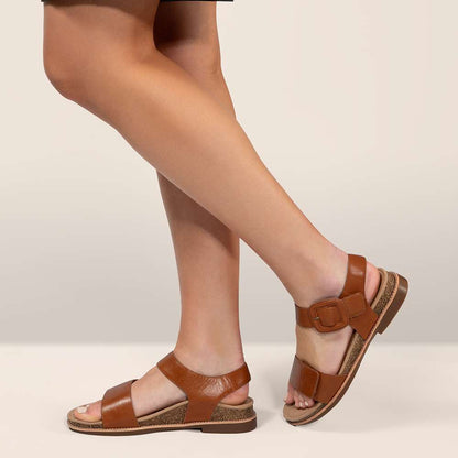 Claire Sandal - Cognac