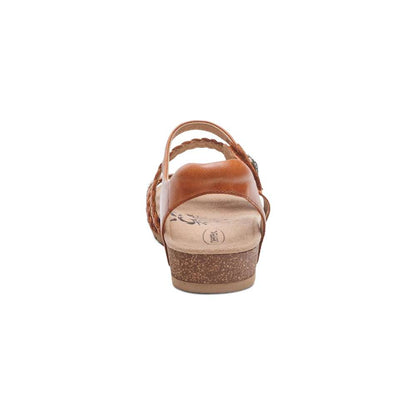 Jillian Braided Sandal - Cognac