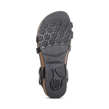 Lauren Strapped Sandal - Black