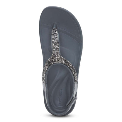 Skyler Sandals - Pewter Sparkle