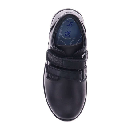 Howard Velcro School Shoe - Black