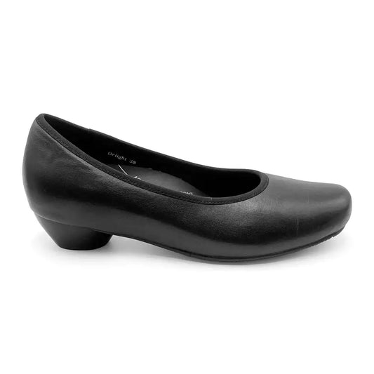 Delight Heel - Black Leather
