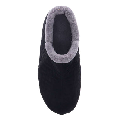 Dahlia Quilt Slipper - Black