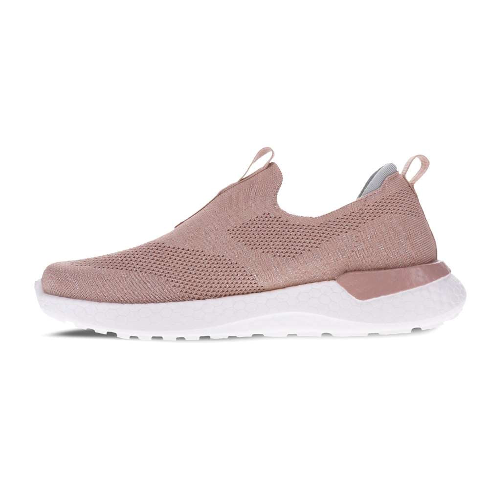 Maggie Slip-On Sneaker - Mauve/Silver