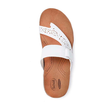Antigo Toe Post Sandal - White