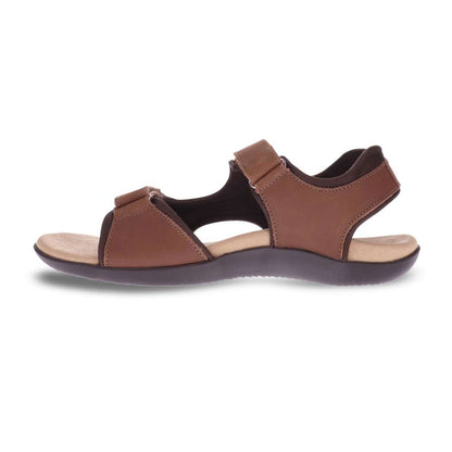 Crescent Adjustable Sandal - Brown