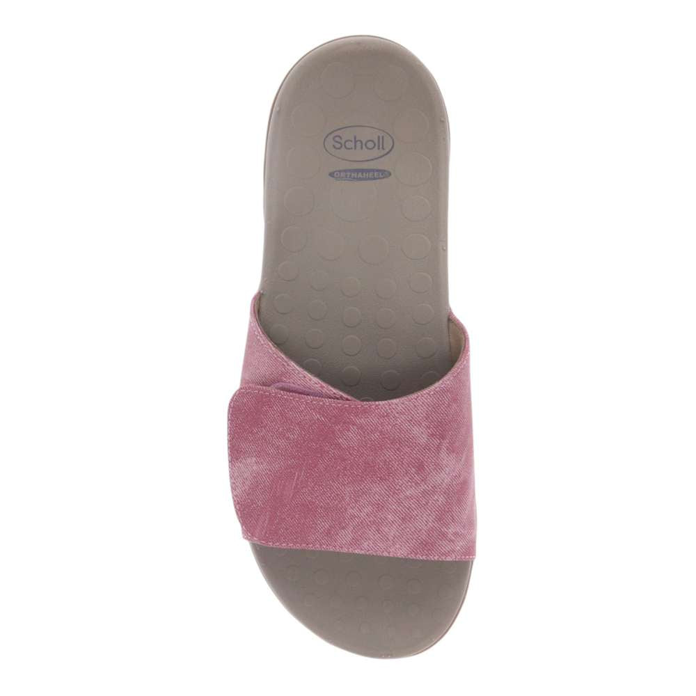 Samos II Slide - Mauve Denim