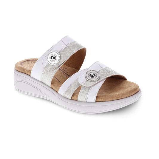 Sarah Slide Sandal - White