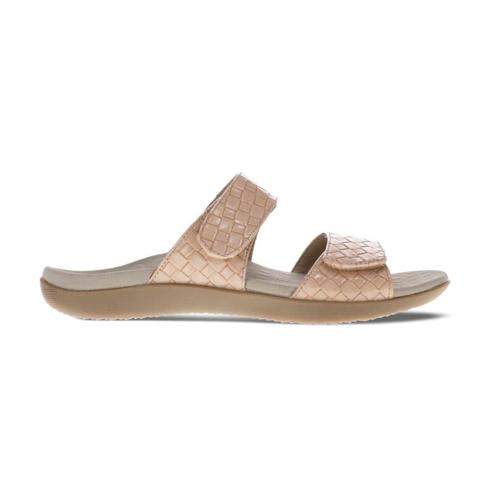 Skye Thatch Slide - Beige
