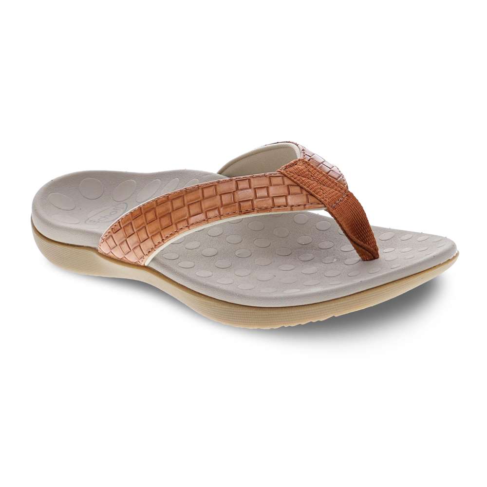 Sonoma Brick Toe Post Sandal - Brown