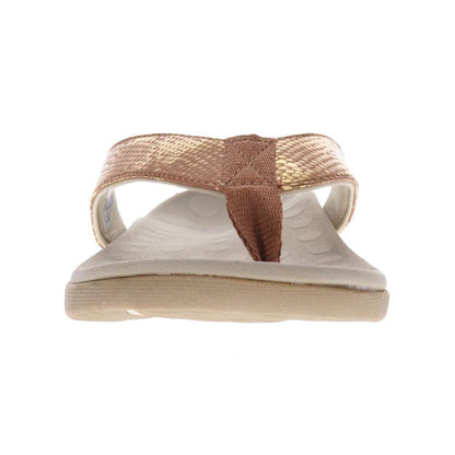 Sonoma Snake Toe Post Sandal - Bronze Snake