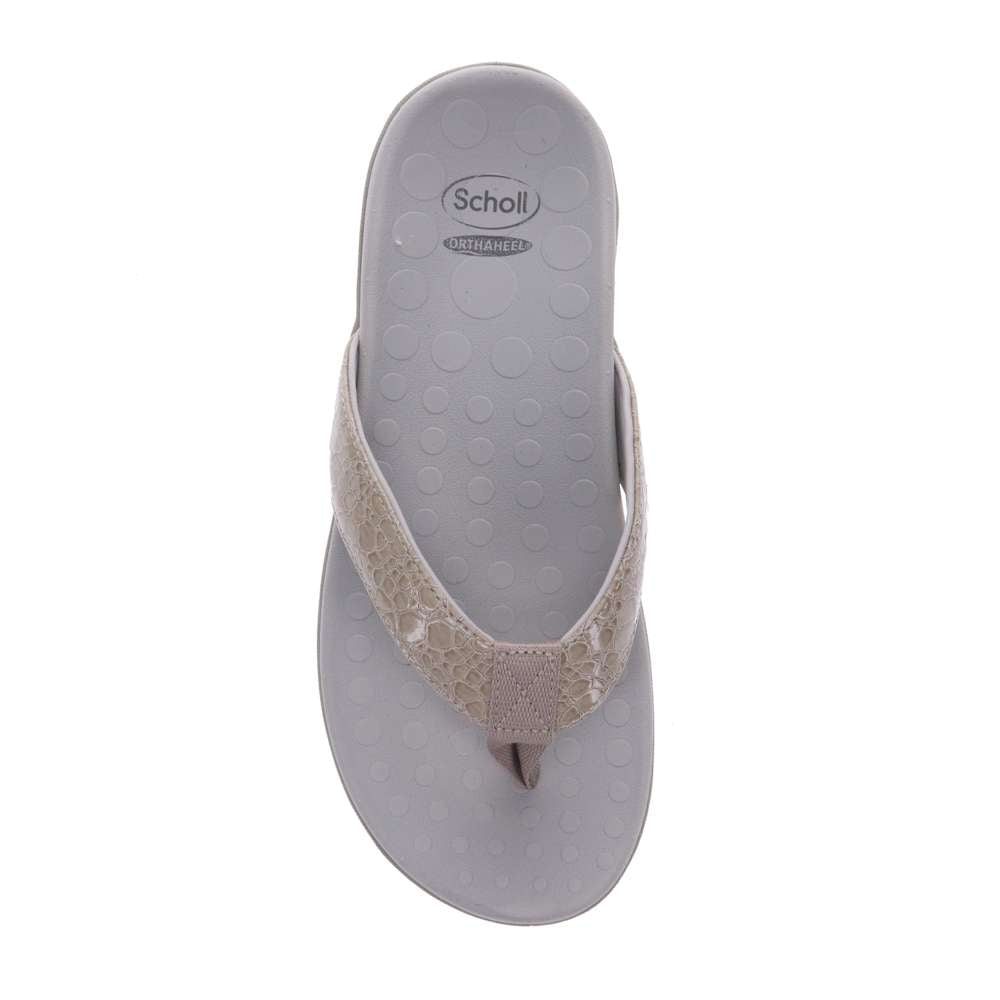Sonoma Reptile Toe Post Sandal - Grey Reptile