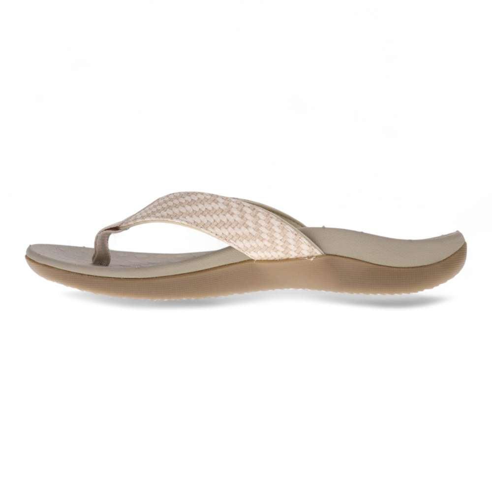 Sonoma Raffia Toe Post Sandal - Gold