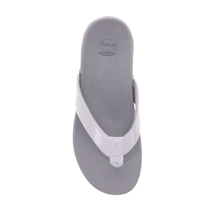 Sonoma Reptile Toe Post Sandal - White Reptile