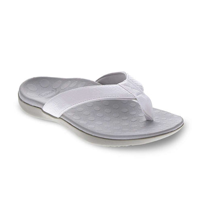 Sonoma Reptile Toe Post Sandal - White Reptile