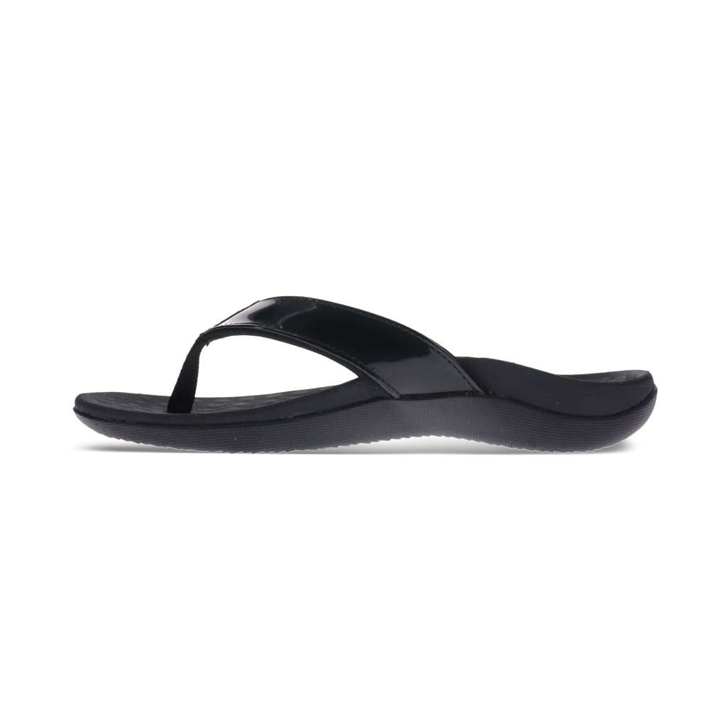 Sonoma Toe Post Sandal - Black Patent