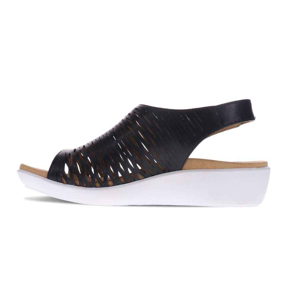 Tulsa Wedge Sandal - Black