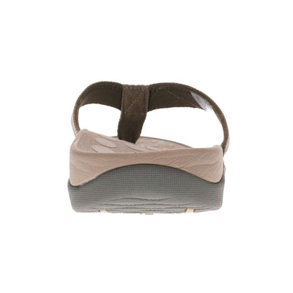 Wave Toe Post Sandal Unisex - Khaki