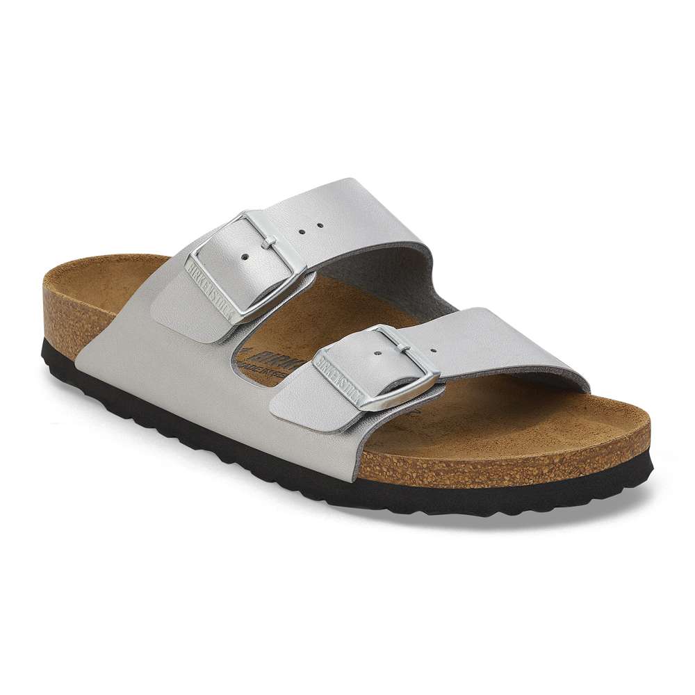Arizona Birko-Flor Slide - Silver