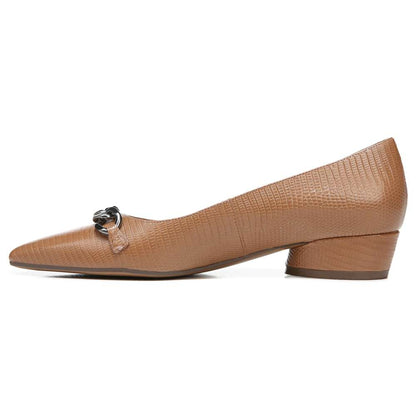 Becca Block Heel - Tawny Lizard
