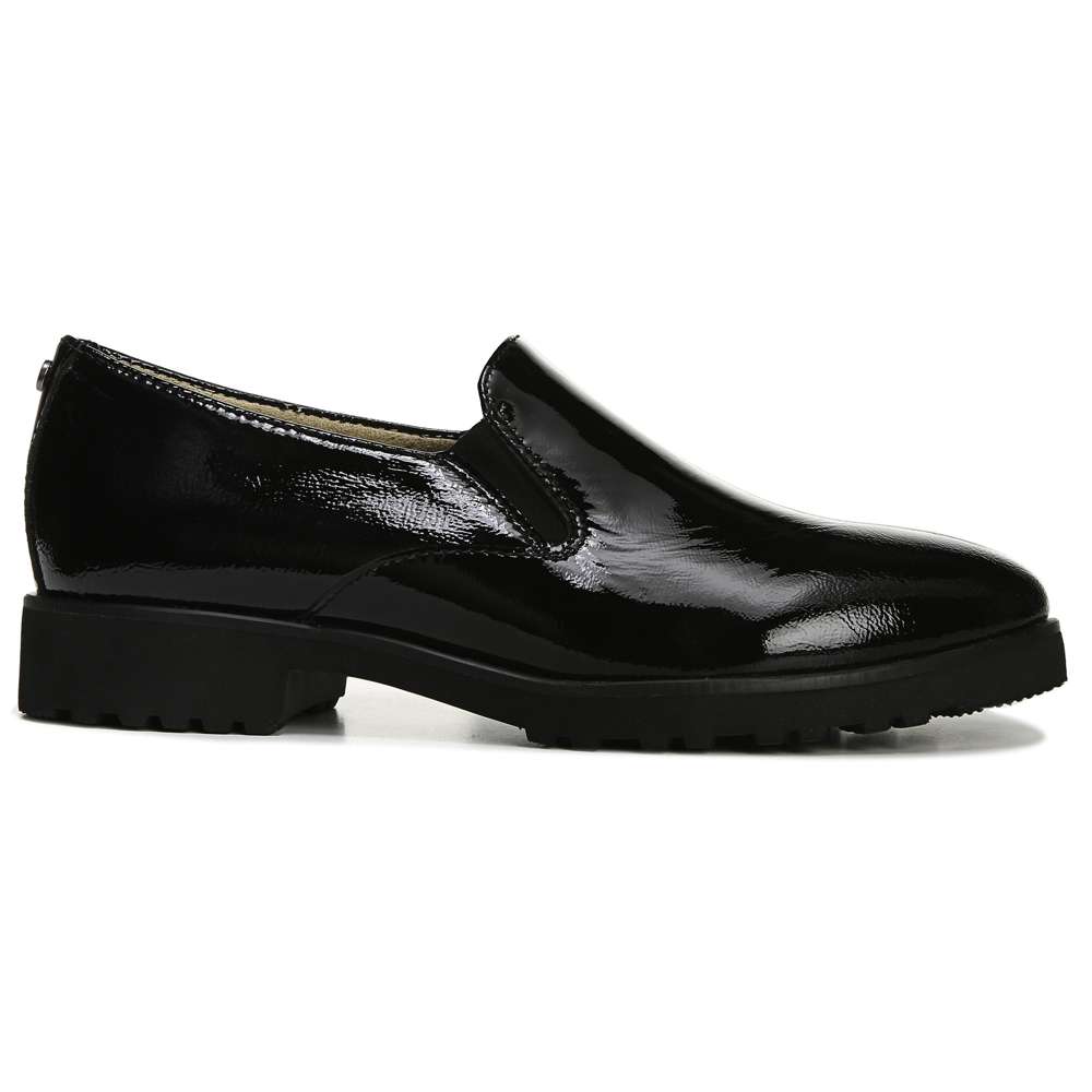 Geraldine Loafer - Black Patent
