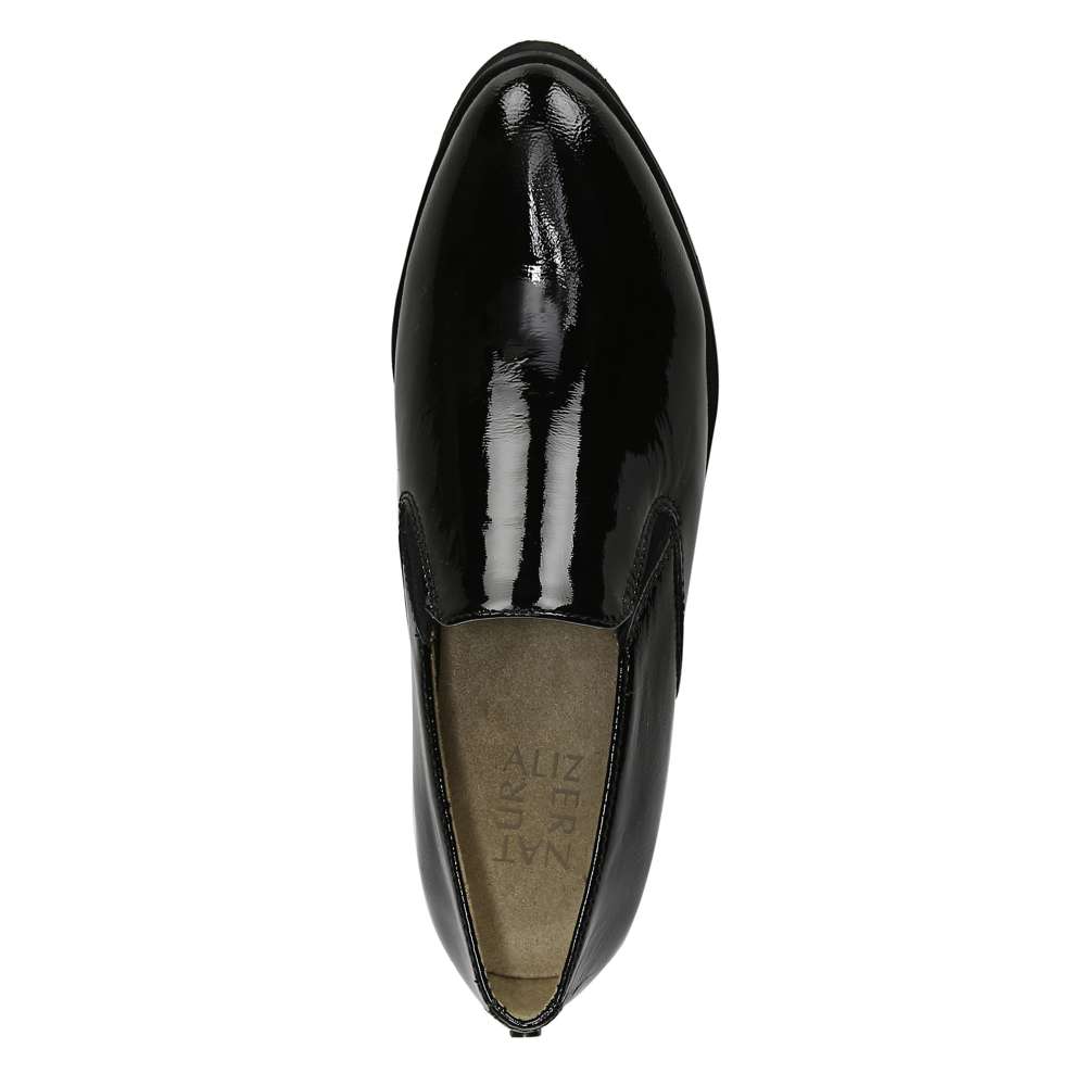 Geraldine Loafer - Black Patent