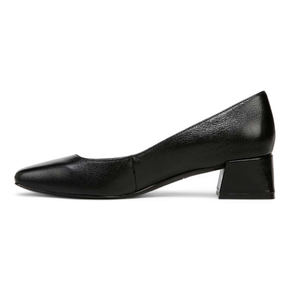 Jayla Pump - Black Leather