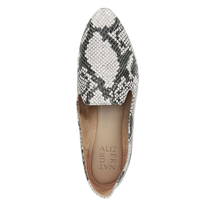 Lorna Flat - Black/White Snake
