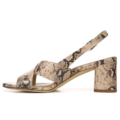 Azalea Block Heel - Cremebrulee