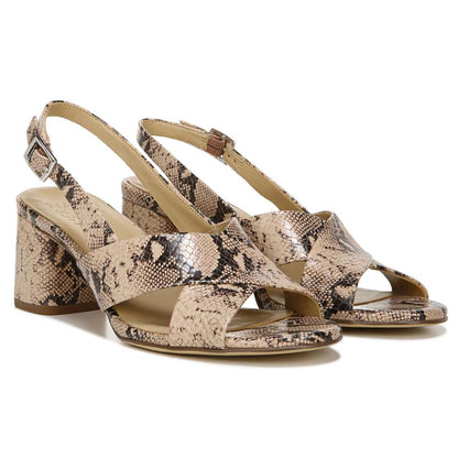 Azalea Block Heel - Cremebrulee