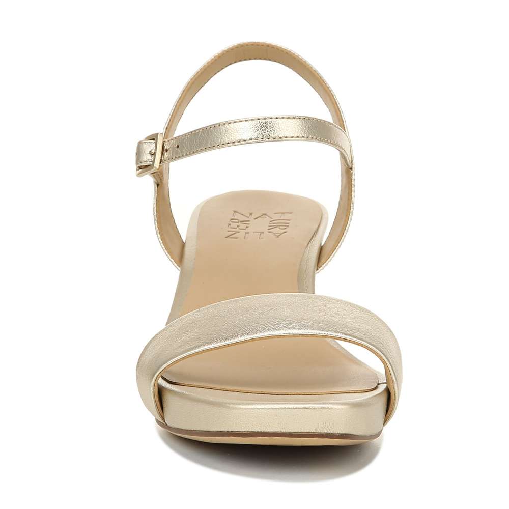 Ivy Heeled Sandal - Champagne