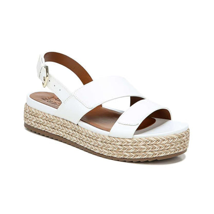 Jasmin Platform Sandal - White
