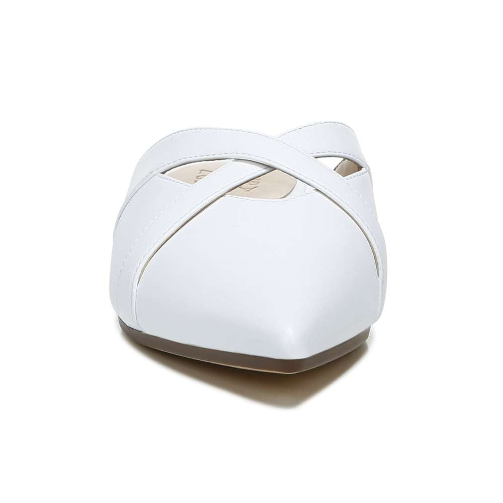 Keira Dress Mule - White