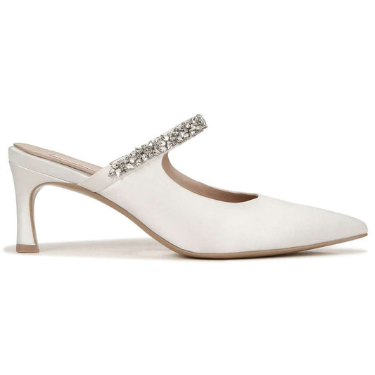 Liefde Pump - Silk White Satin