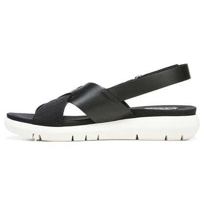 Lilac Backstrap Sandal - Black