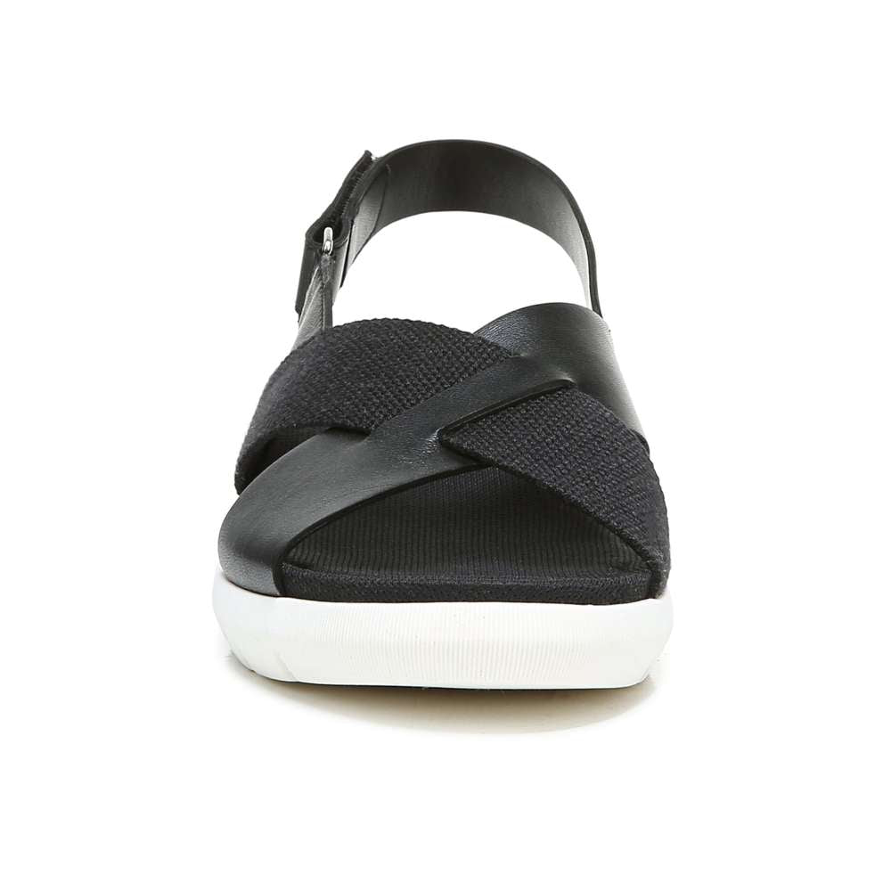Lilac Backstrap Sandal - Black